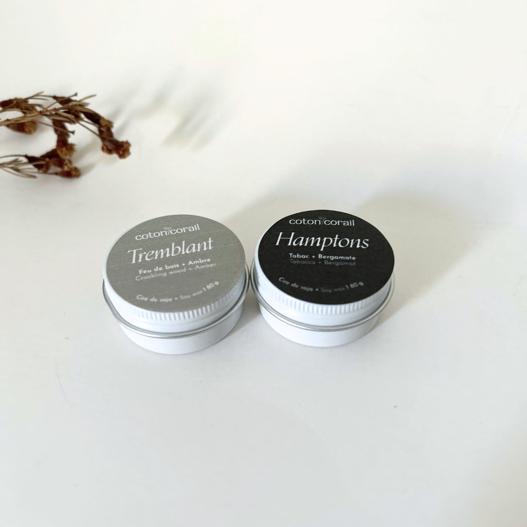 Mini bougie Montréal - kit découverte fumée