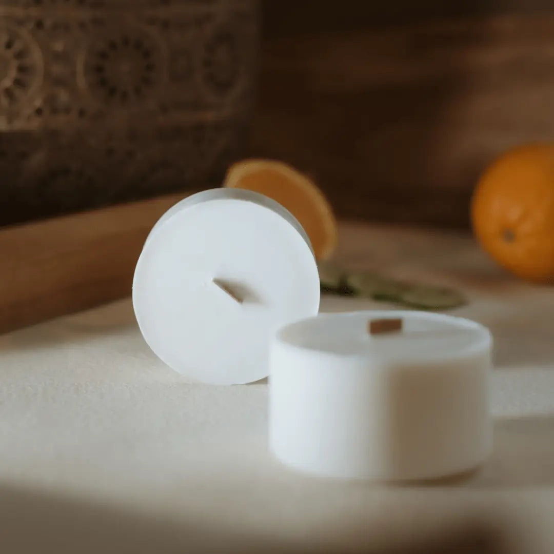 Recharge - Séville | Orange Espagnole + Concombre Coton Corail Bougie Parfumée - Fait au québec