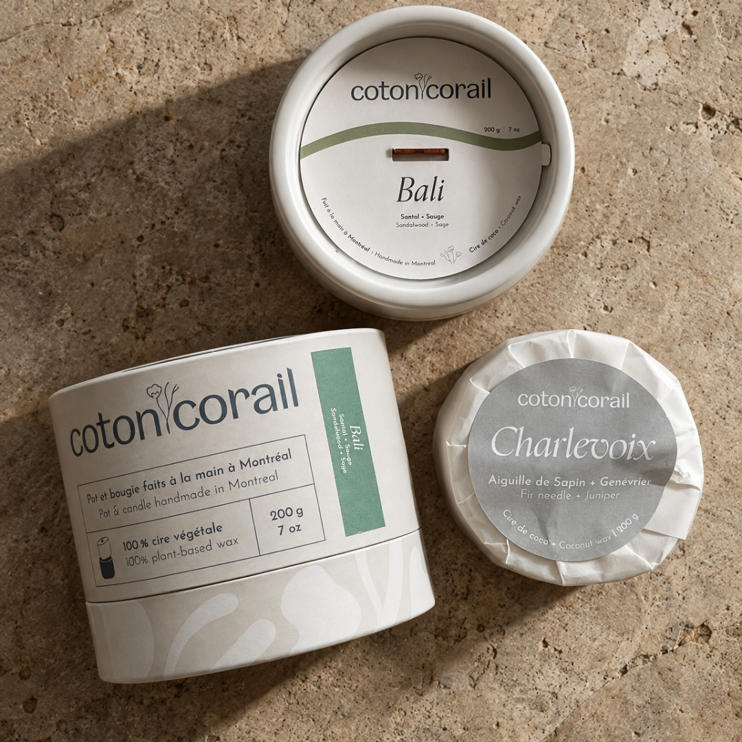 Trousse de départ – Bougie + Recharge + Ciseau à mèche