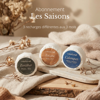 3 recharges bougies par saison
