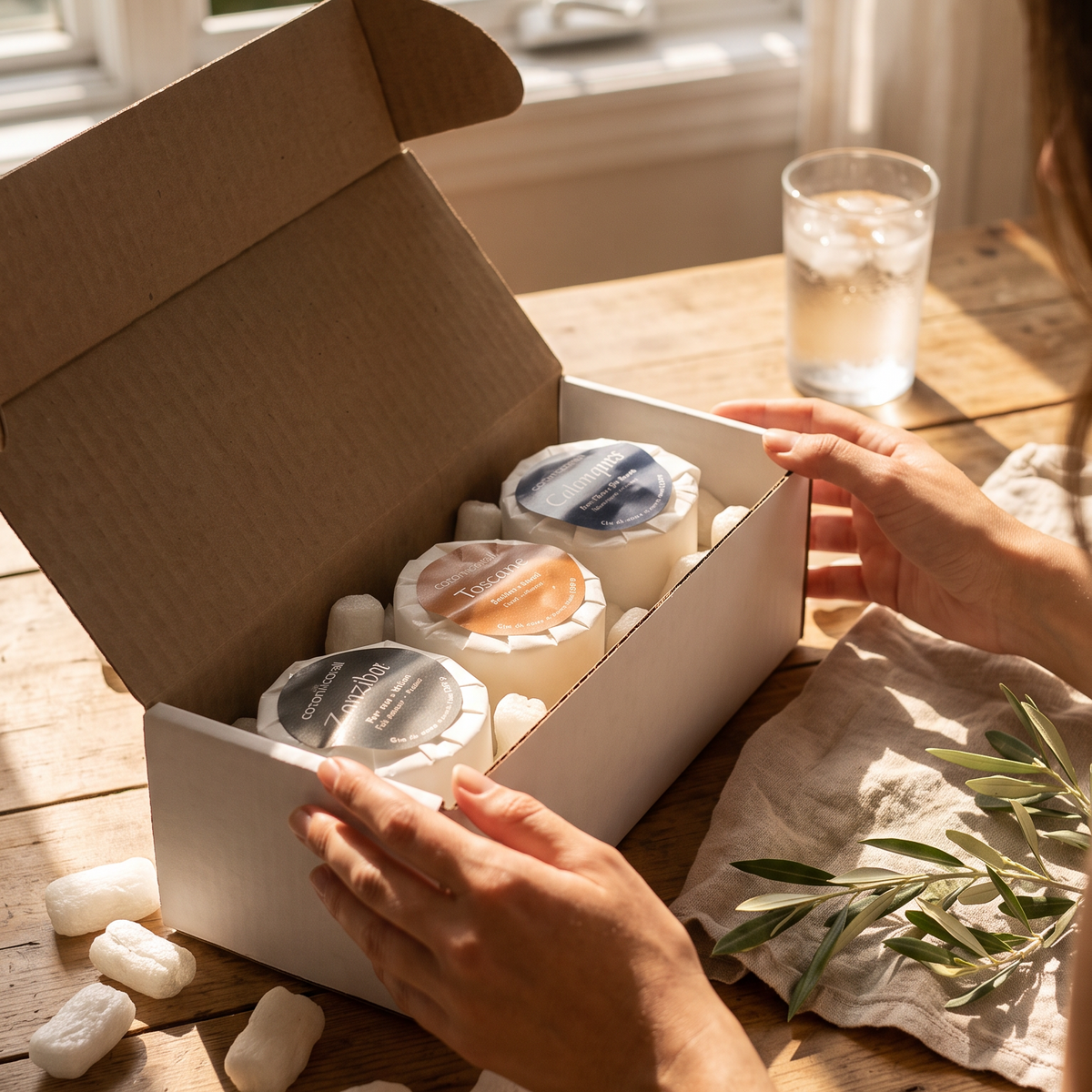 Bougies rechargeable, abonnement recharges. Fait au quebec