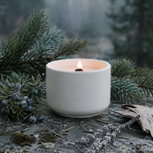 Bougie Sapin - fait au quebec