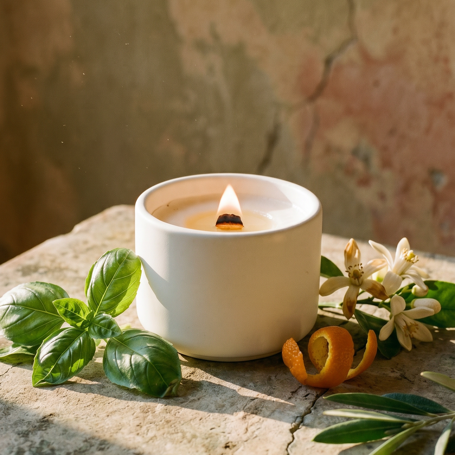 Bougie Basilic + Neroli