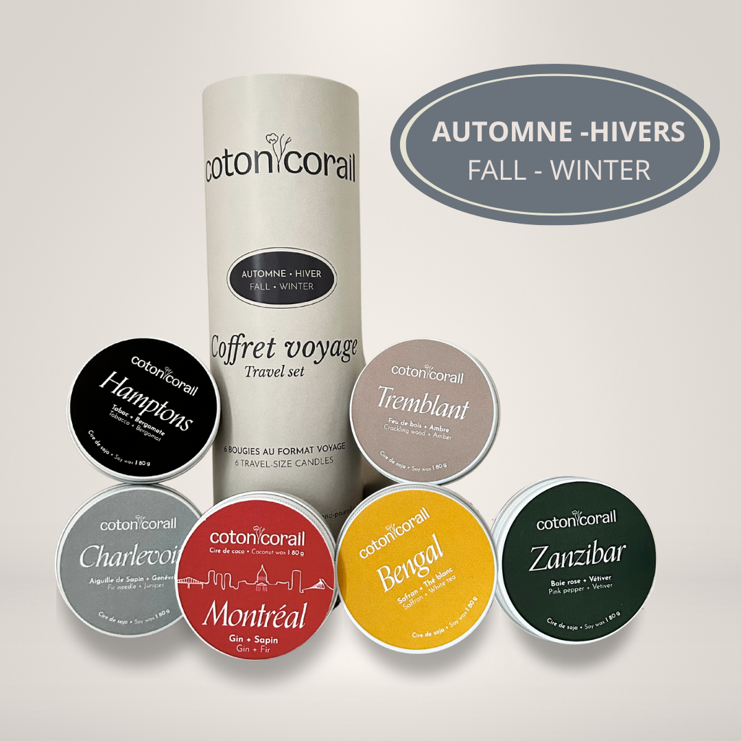 coffret bougie fait au quebec