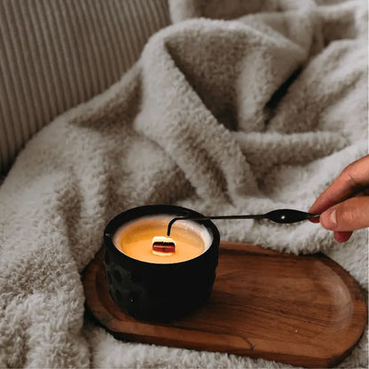 Crochet à mèche Coton Corail Bougie Parfumée - Fait au québec