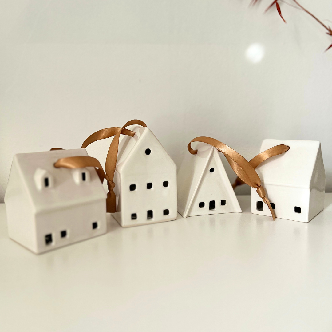 Maisons en céramique fait main