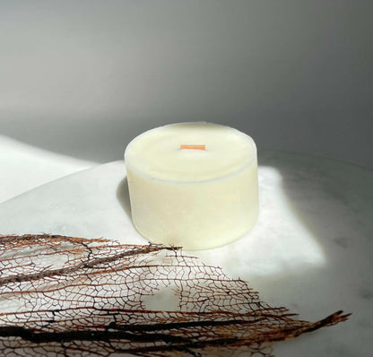 Recharge - Sans Parfum Coton Corail Bougie Parfumée - Fait au québec