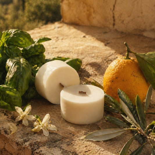 Recharge bougie Basilic + Neroli