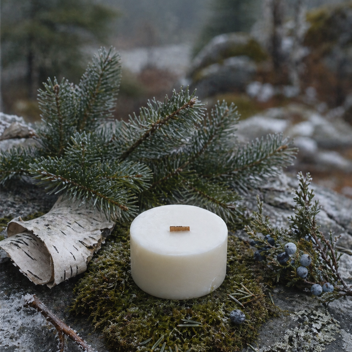 recharge bougie sapin