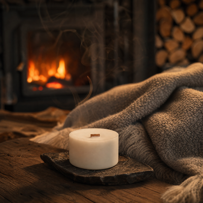 Recharge bougie parfumée Feu de bois