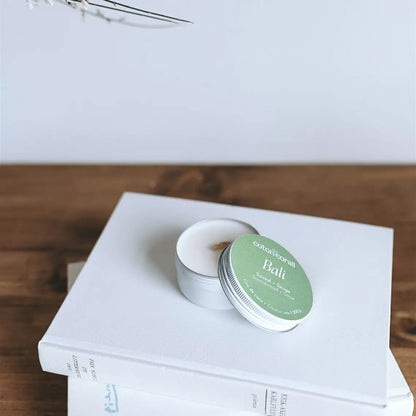 Voyage - Bali | Santal + Sauge Coton Corail Bougie Parfumée - Fait au québec