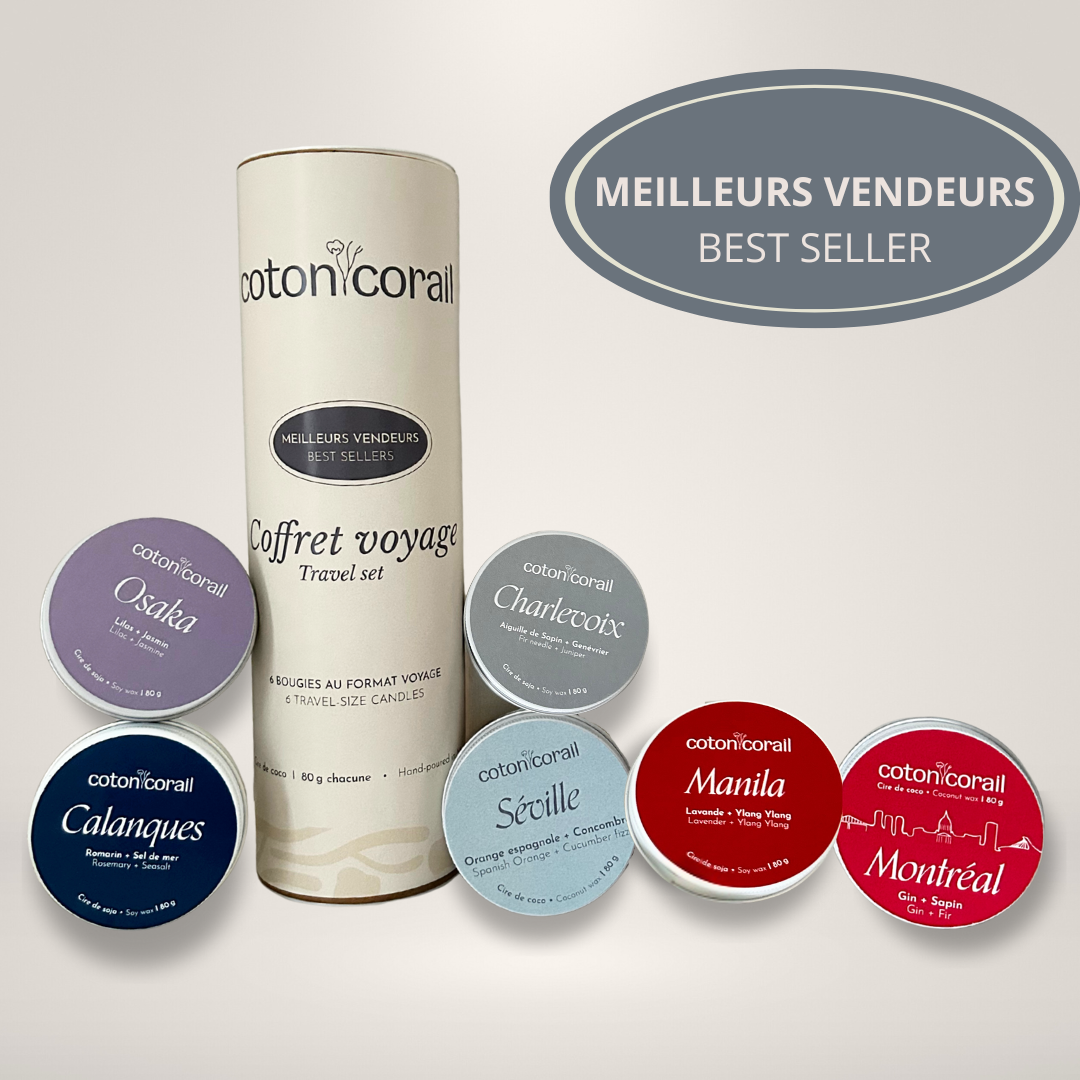 coffret 6 bougie format voyage meilleurs vendeurs