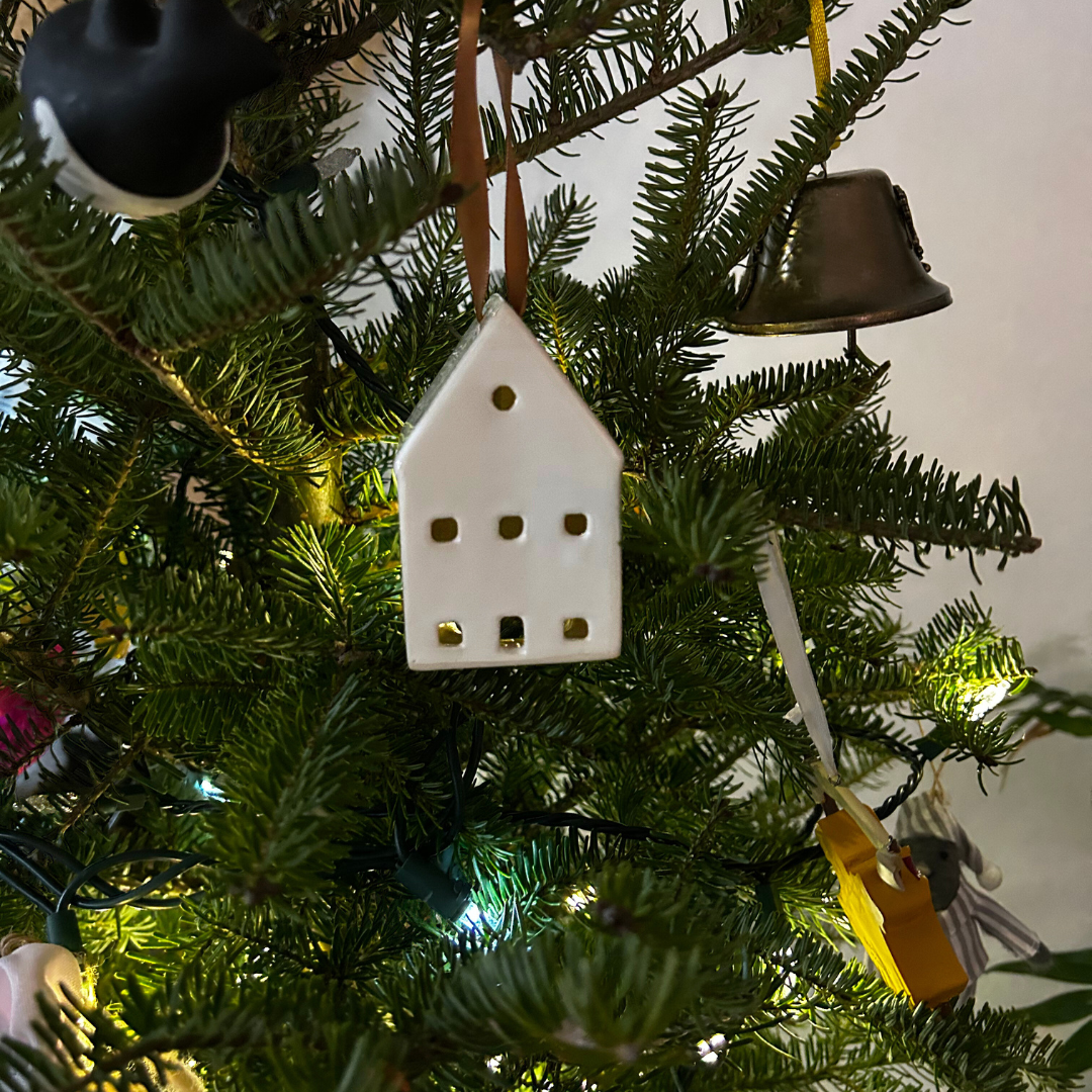 ornement en ceramique pour sapin de noel