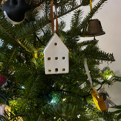 ornement en ceramique pour sapin de noel